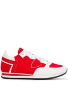 Philippe Model Contrast Panel Sneakers - Red