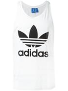 Adidas Originals Trefoil Tank, Men's, Size: Medium, White, Cotton