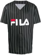Fila Dawn Baseball Striped Shirt - Black