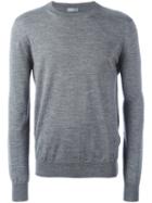 Dior Homme Blurry Stripes Pullover, Men's, Size: Large, Grey, Virgin Wool