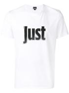 Just Cavalli Just Print T-shirt - White
