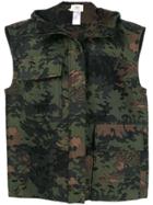 Ports 1961 Camouflage Sleeveless Jacket - Green