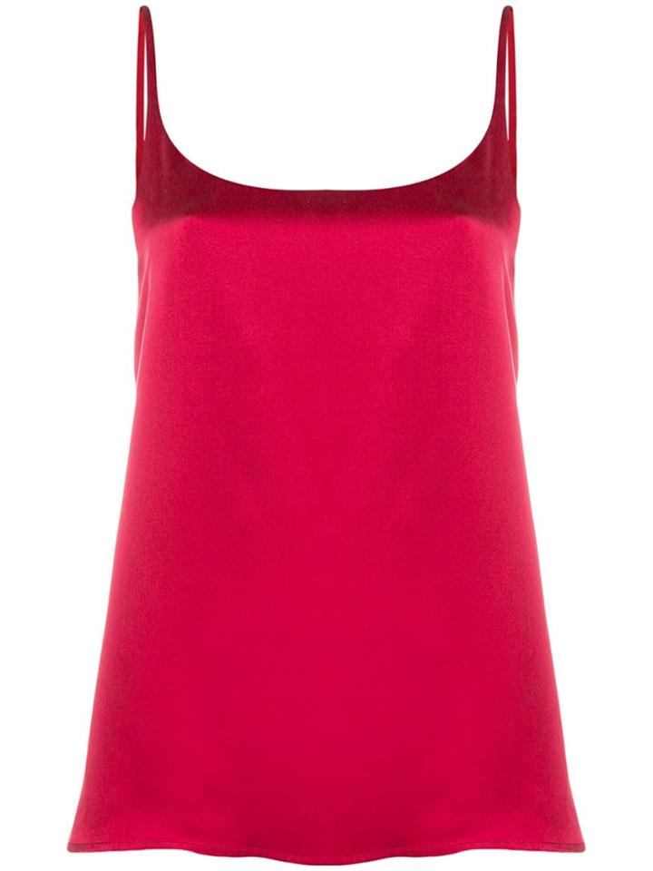 Asceno Satin Camisole - Red