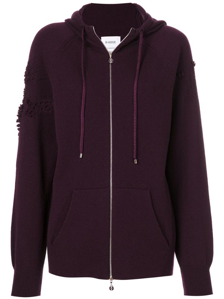 Barrie Knitted Hoodie - Red