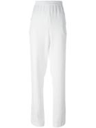 Givenchy Straight Leg Trousers, Women's, Size: 36, White, Silk/acetate/wool