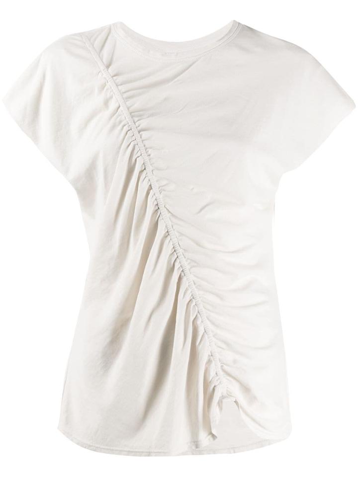 Raquel Allegra Ruched Shirt - Neutrals