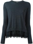 P.a.r.o.s.h. 'lizzy' Sweater, Women's, Size: Xs, Grey, Silk/polyamide/spandex/elastane/wool
