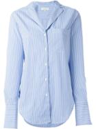 Rag & Bone Striped Shirt, Women's, Size: S, Blue, Cotton