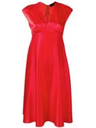 Federica Tosi V-neck Dress - Red