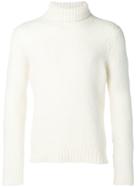 Majestic Filatures Roll Neck Jumper - White