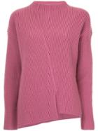 Robert Rodriguez Ribbed Slit Jumper - Pink