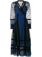 Dvf Diane Von Furstenberg Forrest Wrap Dress - Blue