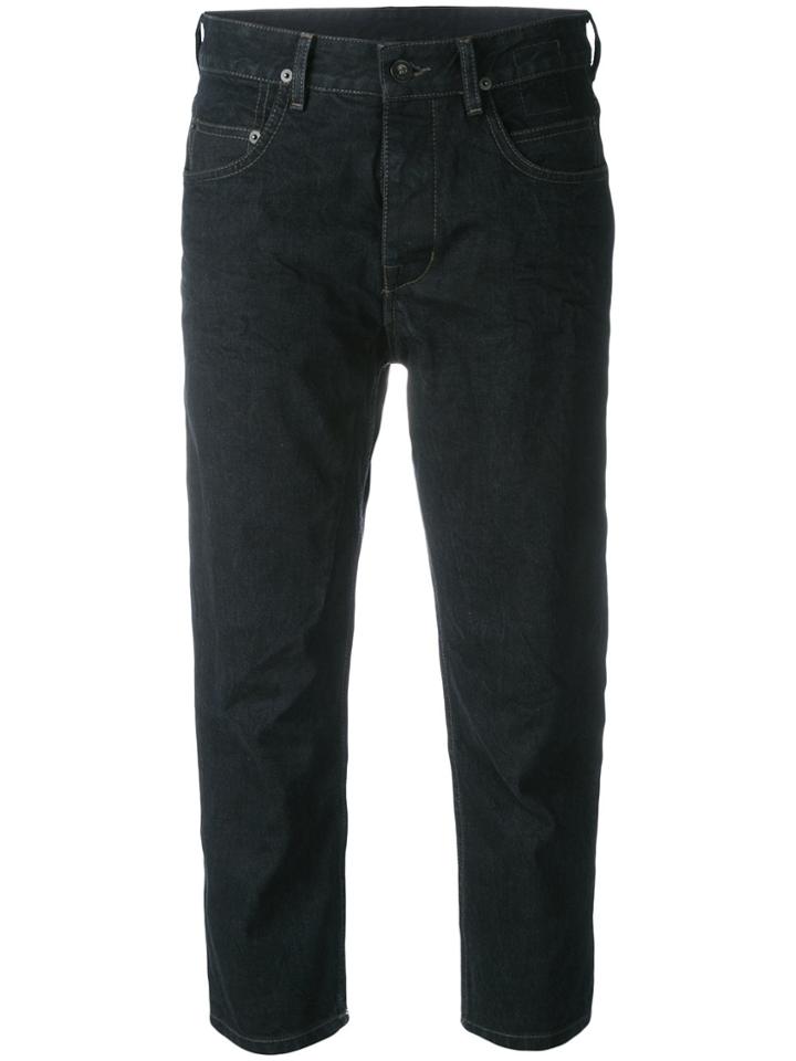 Rick Owens Drkshdw Torrence Cropped Jeans - Blue
