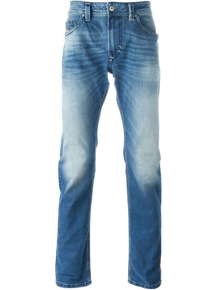 Diesel Slim Fit Jeans, Men's, Size: 34/30, Blue, Cotton/spandex/elastane