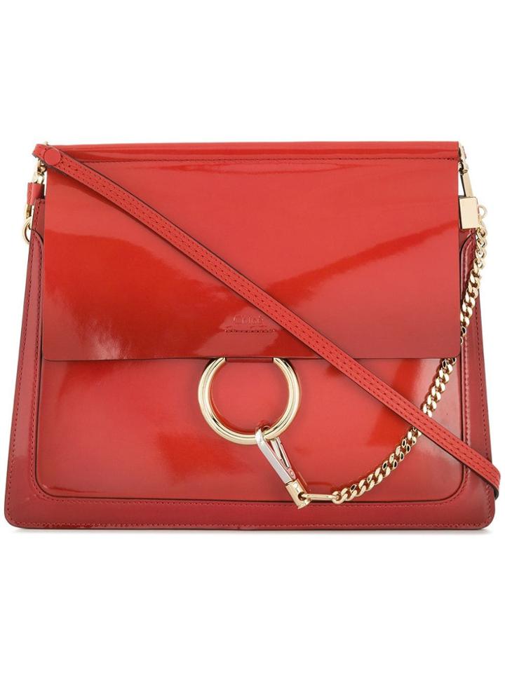 Chloé Faye Tote - Red