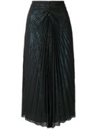 Marco De Vincenzo Pleated Layered Skirt - Black