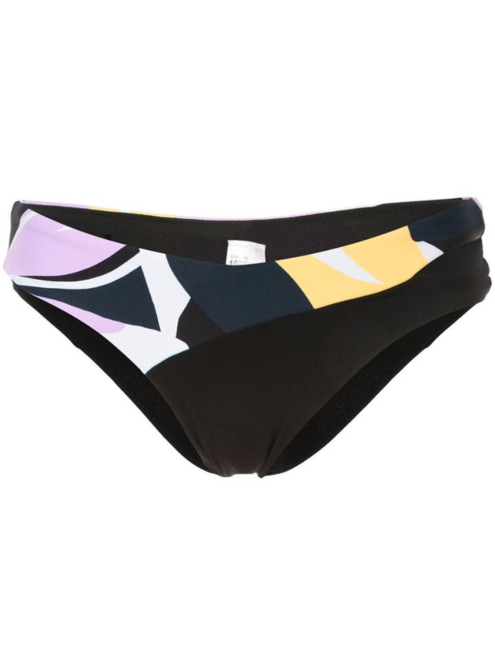 Seafolly Cut Copy Brazilian Bikini Bottoms - Black