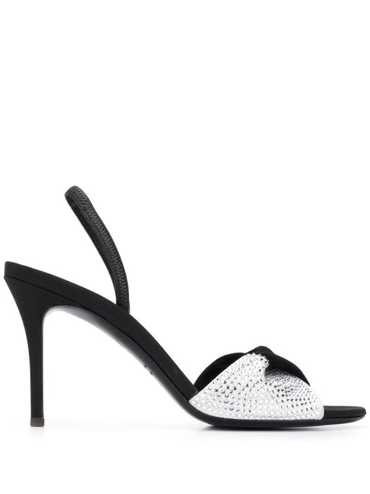 Giuseppe Zanotti Ricamo Stiletto Mules - Black