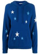 Chinti & Parker Star Knit Hoodie - Blue