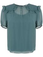 Nk Power Titi Silk Blouse - Green
