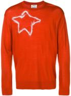 Acne Studios Star Crew Neck Sweater - Orange
