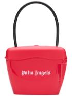 Palm Angels Printed Logo Tote Bag - Red