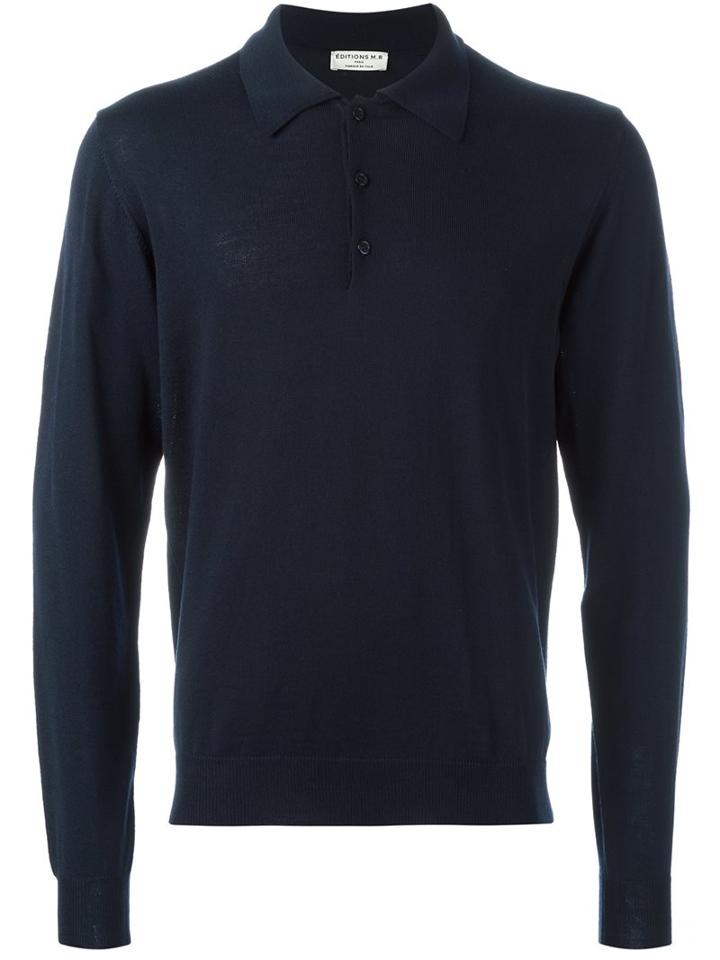Éditions M.r Long Sleeved Polo Shirt