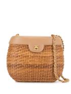 Chanel Pre-owned Basket Style Shoulder Bag - Beige, Brown