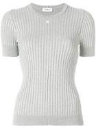 Courrèges Ribbed Sweater - Grey