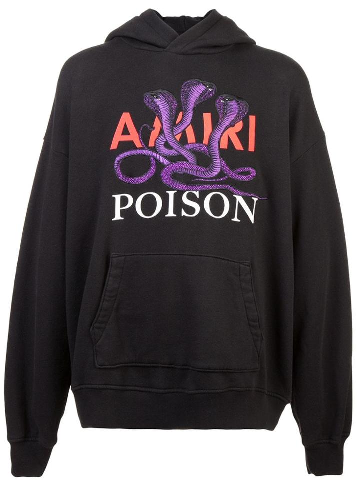 Amiri Snake Poison Printed Hoodie - Black