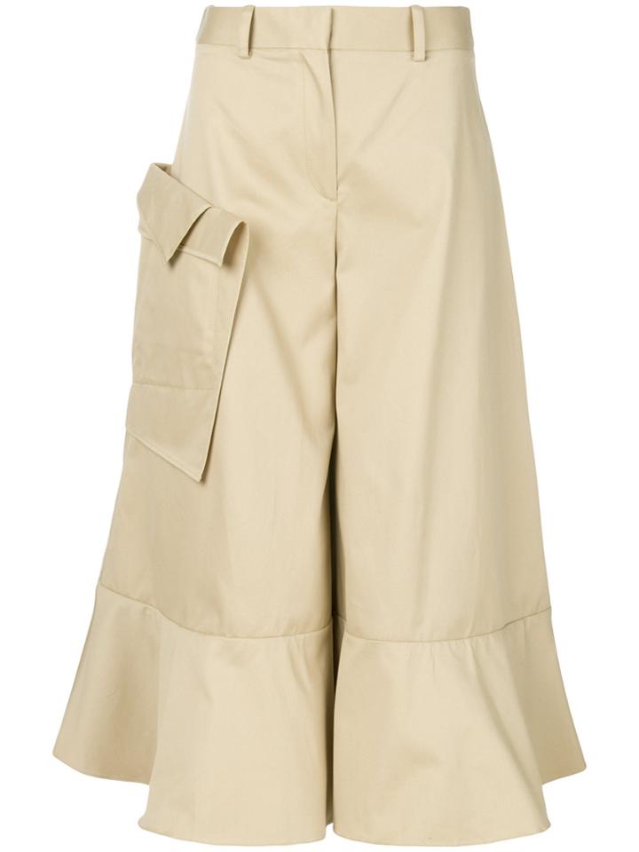 Palmer / Harding Flared Culottes - Nude & Neutrals