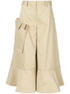 Palmer / Harding Flared Culottes - Nude & Neutrals
