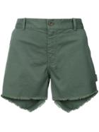 Nili Lotan Frayed Hem Shorts - Green