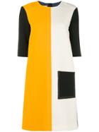 Marni Colour Block Dress - Yellow & Orange