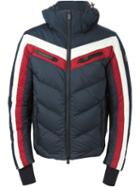 Moncler Grenoble Chevron Padded Jacket, Men's, Size: 2, Blue, Polyamide/feather Down