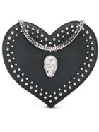 Philipp Plein Heart Shoulder Bag - Black