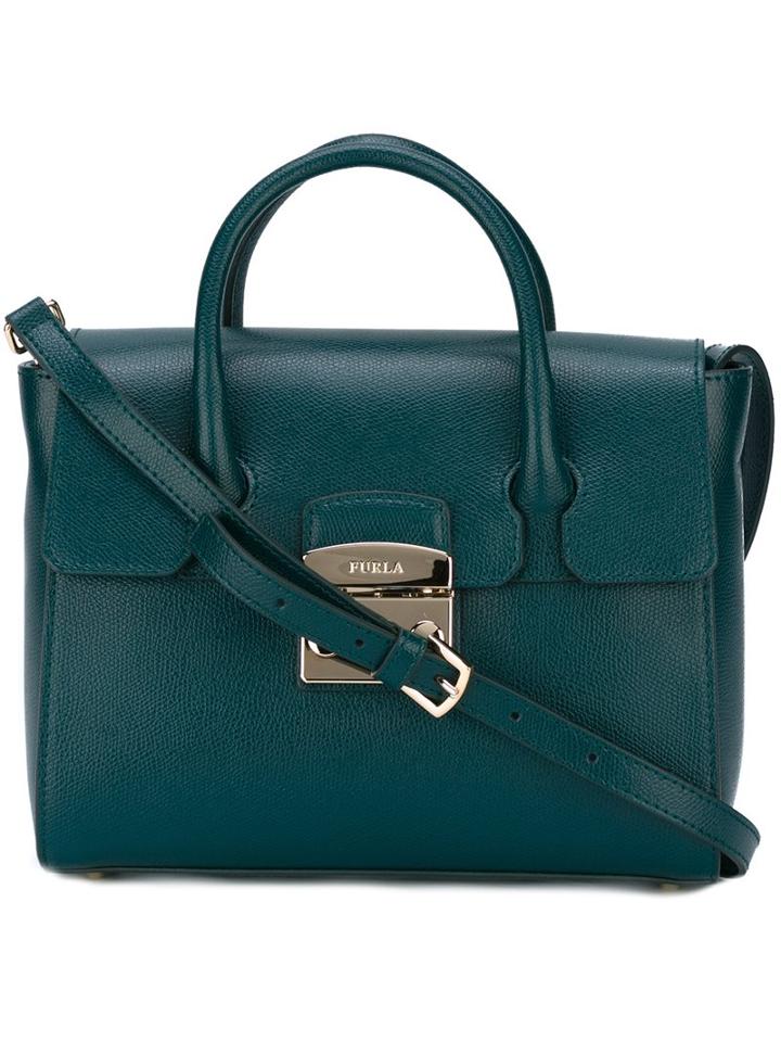 Furla Small 'metropolis' Tote, Women's, Green