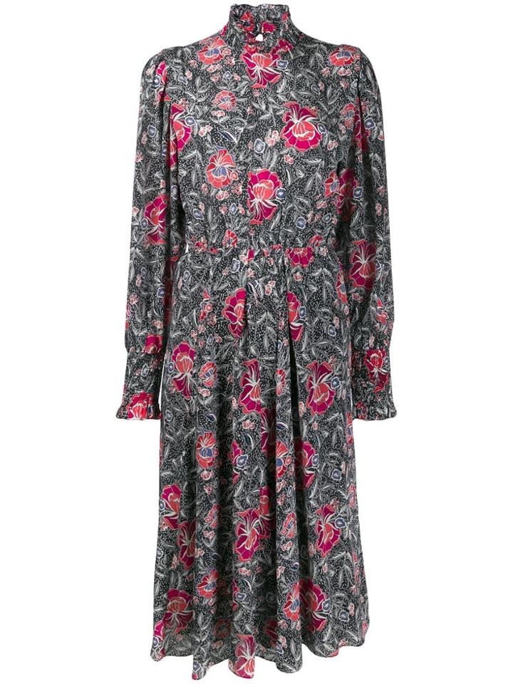 Isabel Marant Étoile Pleated Waist Dress - Black