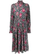 Isabel Marant Étoile Pleated Waist Dress - Black