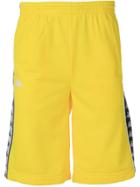 Kappa Logo Tape Track Shorts - Yellow