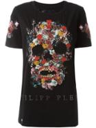 Philipp Plein 'dark Princess' T-shirt, Women's, Size: Medium, Black, Cotton/spandex/elastane/glass
