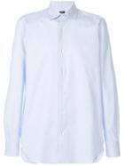 Barba Classic Fitted Shirt - Blue