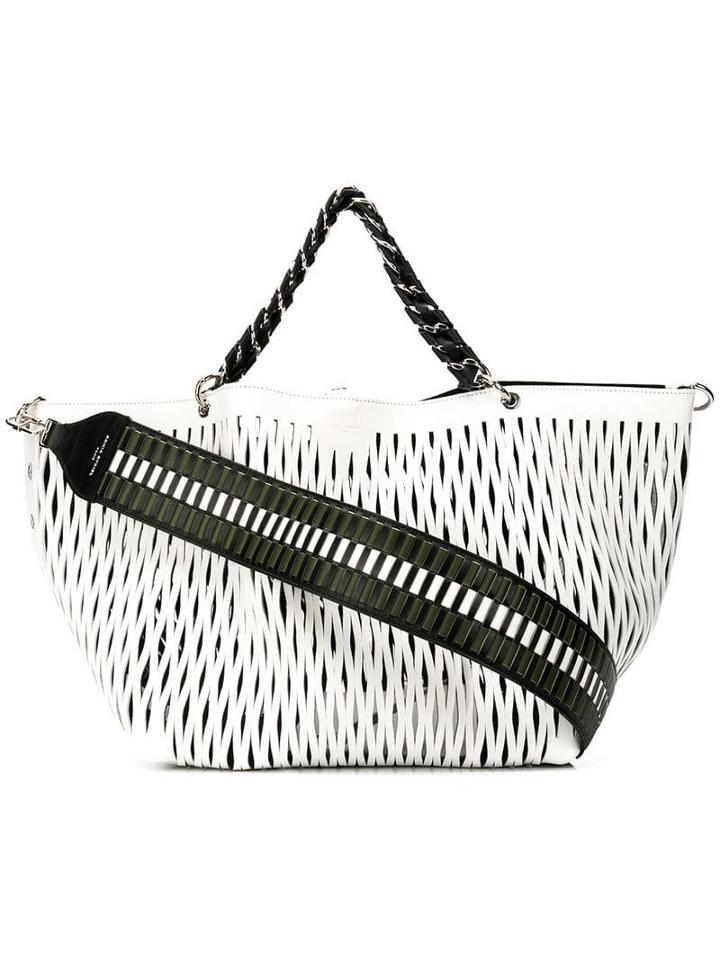 Sonia Rykiel Le Baltard Basket Tote Bag - White
