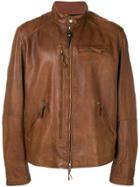 Parajumpers Lambskin Zipped Jacket - Brown