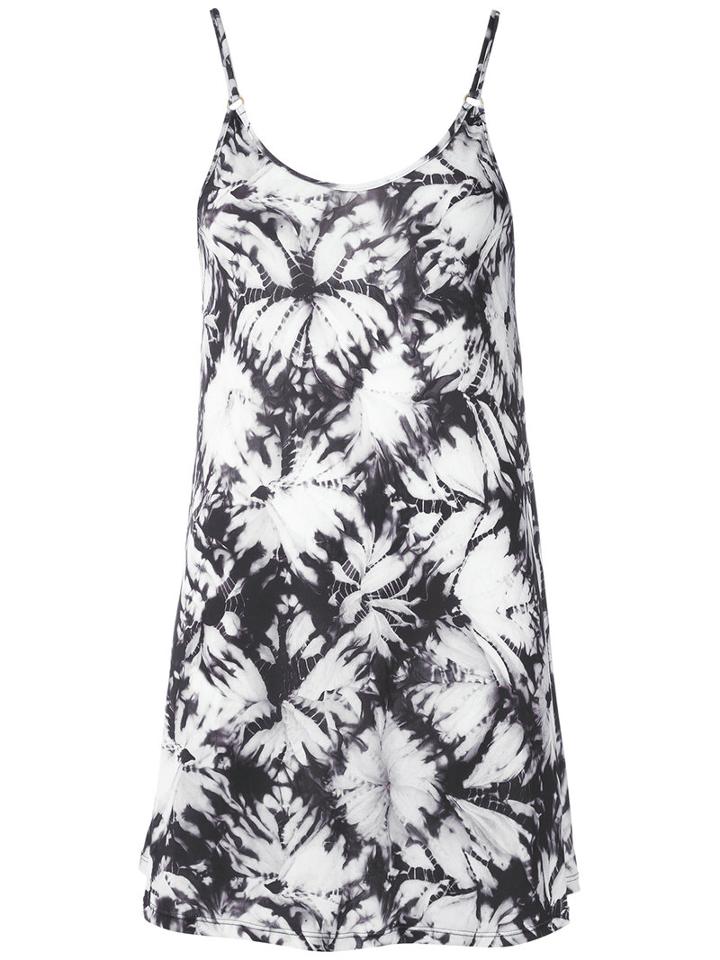 Lygia & Nanny - Printed Shift Dress - Women - Polyester - G, Black, Polyester