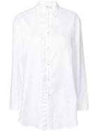 Red Valentino Ruched Placket Shirt - White