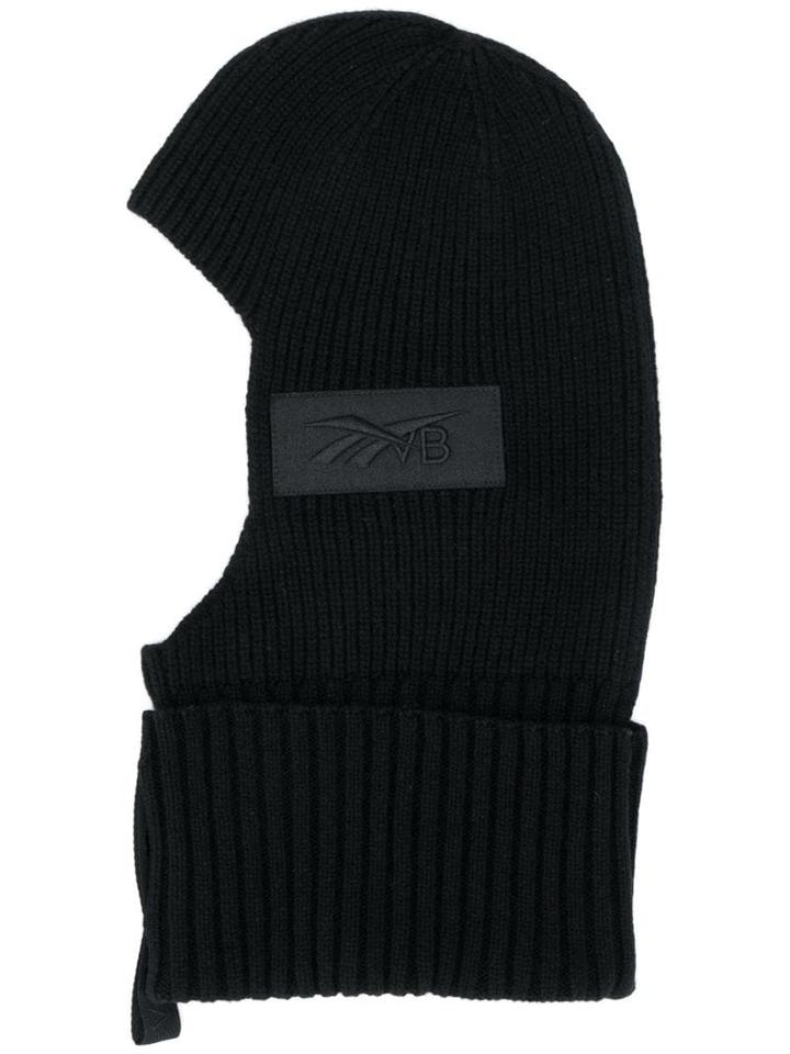 Reebok X Victoria Beckham Collaboration Logo Patch Balaclava - Black