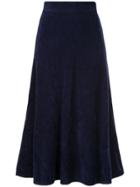 Estnation Flared A-line Skirt - Blue