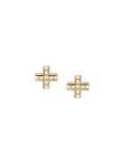 Givenchy Embellished Cross Earrings, Women's