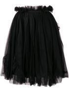 Ermanno Scervino Flared Mini Skirt - Black